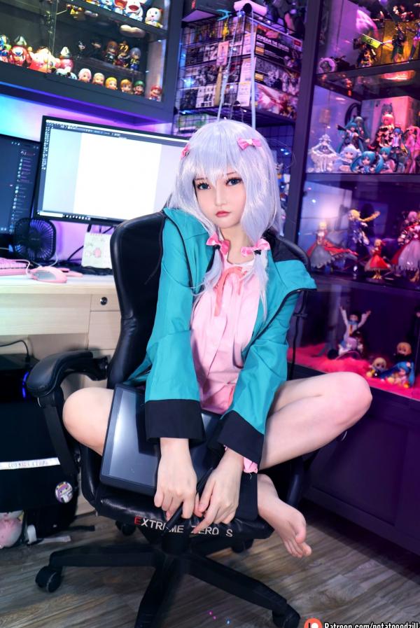    Potato-Godzilla-Sagiri 二次元萌妹宅系游戏房Cosplay私房照第6张图片