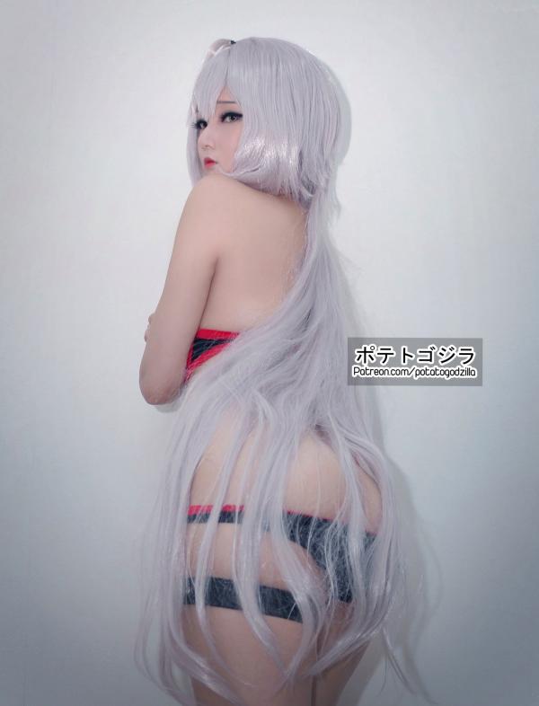    Potato-Godzilla-Jeanne-Alter-Summer：黑贞德动漫Cosplay，冷艳性感大尺度私房写真第16张图片