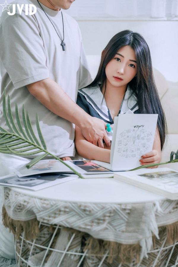    JVID肉包Mini：清纯校服女学生色诱家教老师，禁忌师生角色扮演，大尺度第一视角互动写真，童颜巨乳性感诱惑（2023.07.25）第15张图片