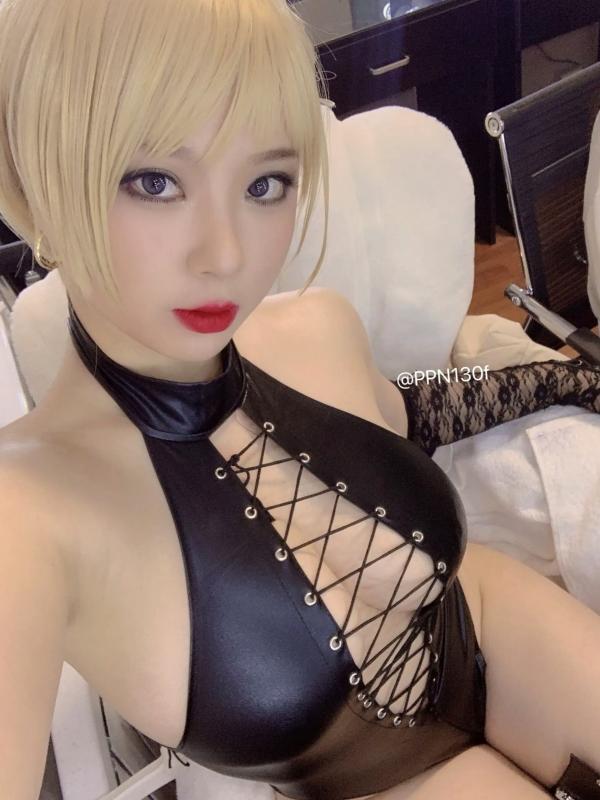    皮皮奶 超S拷问官角色扮演 暗黑工业金属风连体衣制服诱惑 私房写真[35P]第35张图片