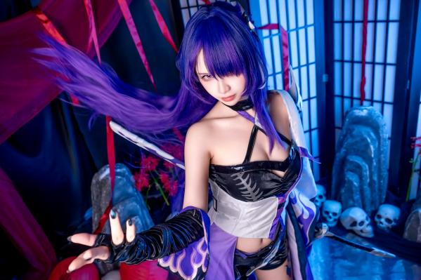    Pyon - 黄泉 Acheron 崩坏星穹铁道 COS，性感御姐角色扮演私房摄影大作第8张图片