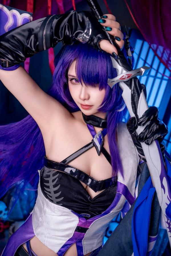    Pyon - 黄泉 Acheron 崩坏星穹铁道 COS，性感御姐角色扮演私房摄影大作第11张图片