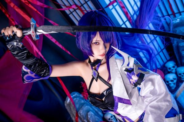    Pyon - 黄泉 Acheron 崩坏星穹铁道 COS，性感御姐角色扮演私房摄影大作第13张图片