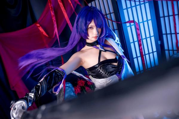    Pyon - 黄泉 Acheron 崩坏星穹铁道 COS，性感御姐角色扮演私房摄影大作第14张图片