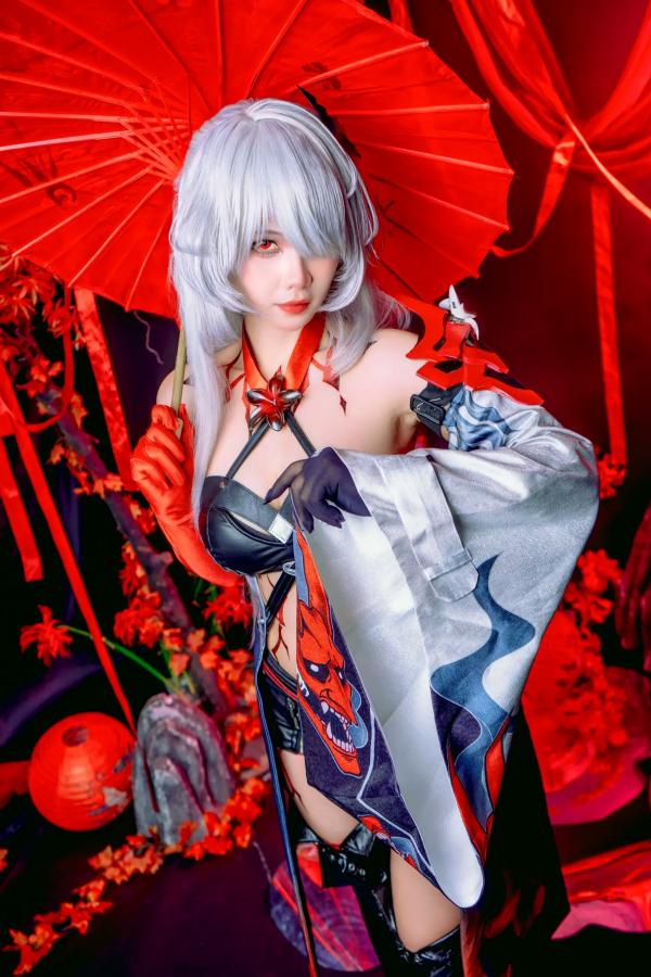    Pyon - 黄泉 Acheron 崩坏星穹铁道 COS，性感御姐角色扮演私房摄影大作第41张图片