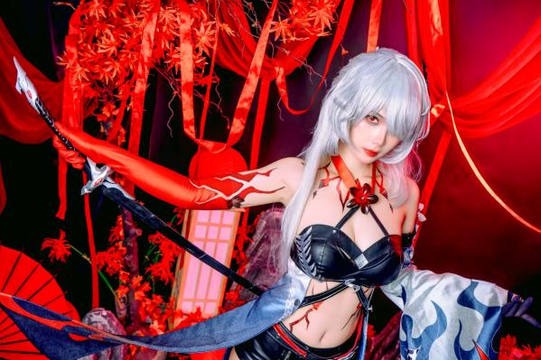    Pyon - 黄泉 Acheron 崩坏星穹铁道 COS，性感御姐角色扮演私房摄影大作第45张图片