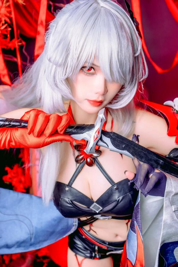    Pyon - 黄泉 Acheron 崩坏星穹铁道 COS，性感御姐角色扮演私房摄影大作第48张图片