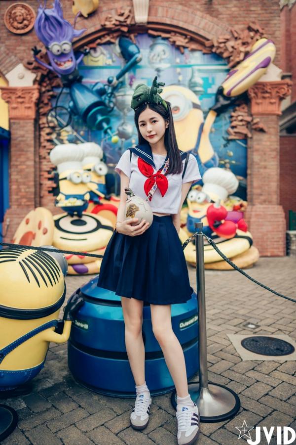    JVID-辰辰-病娇写真-制服角色扮演-缠绕绷带性感大尺度-2023.09.02第86张图片