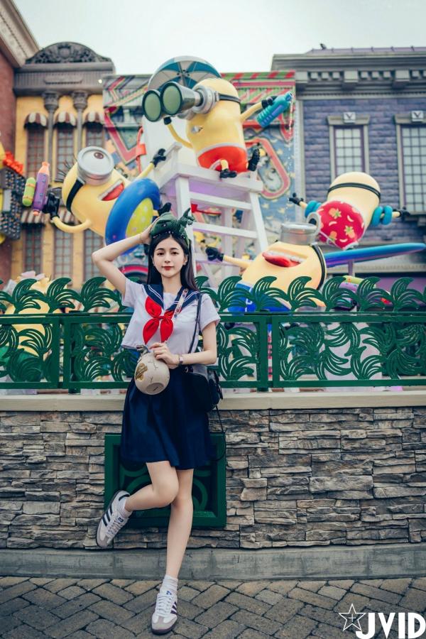    JVID-辰辰-病娇写真-制服角色扮演-缠绕绷带性感大尺度-2023.09.02第87张图片