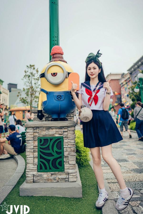    JVID-辰辰-病娇写真-制服角色扮演-缠绕绷带性感大尺度-2023.09.02第90张图片