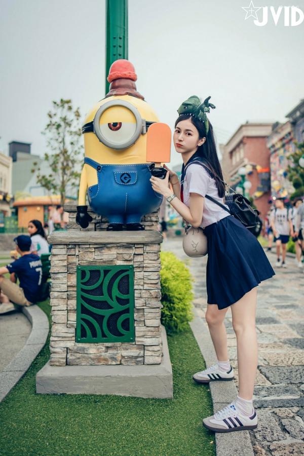    JVID-辰辰-病娇写真-制服角色扮演-缠绕绷带性感大尺度-2023.09.02第91张图片
