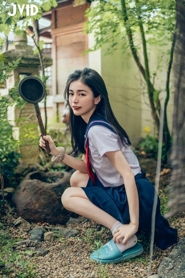    JVID-辰辰-病娇写真-制服角色扮演-缠绕绷带性感大尺度-2023.09.02第97张图片