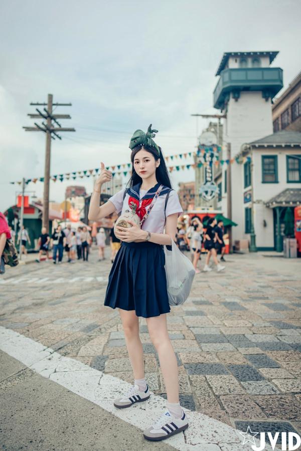   JVID-辰辰-病娇写真-制服角色扮演-缠绕绷带性感大尺度-2023.09.02第102张图片