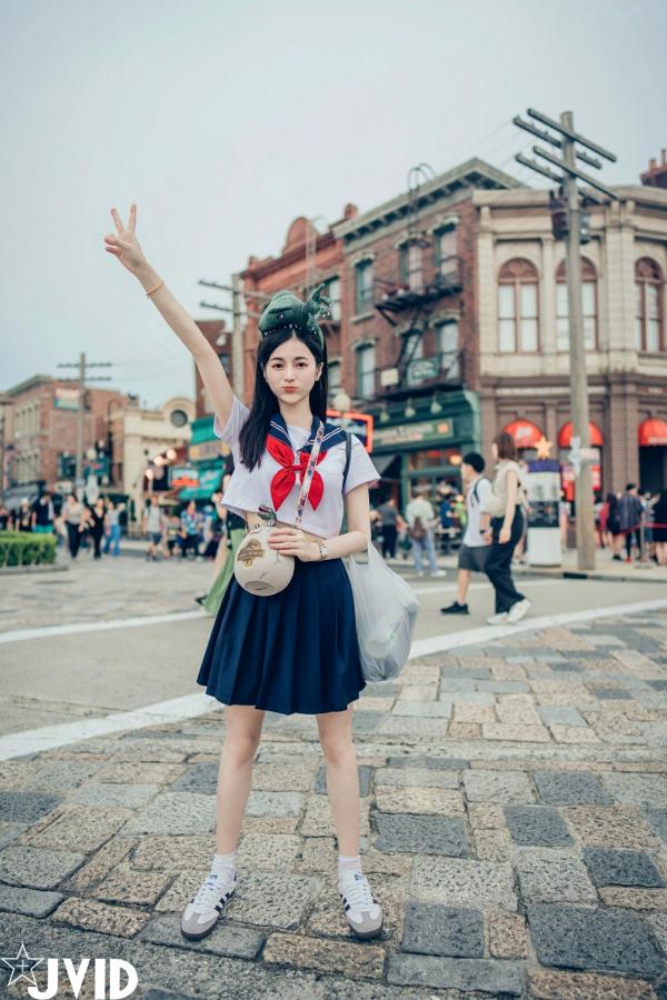   JVID-辰辰-病娇写真-制服角色扮演-缠绕绷带性感大尺度-2023.09.02第104张图片