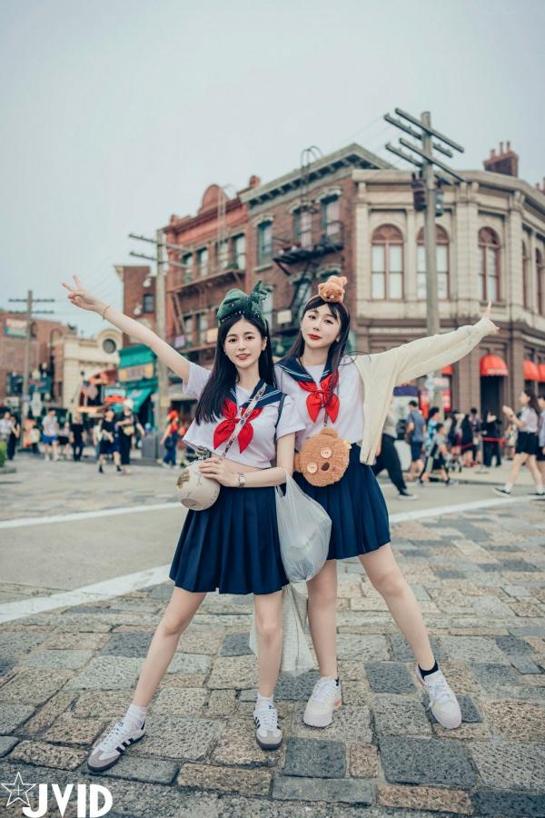    JVID-辰辰-病娇写真-制服角色扮演-缠绕绷带性感大尺度-2023.09.02第105张图片