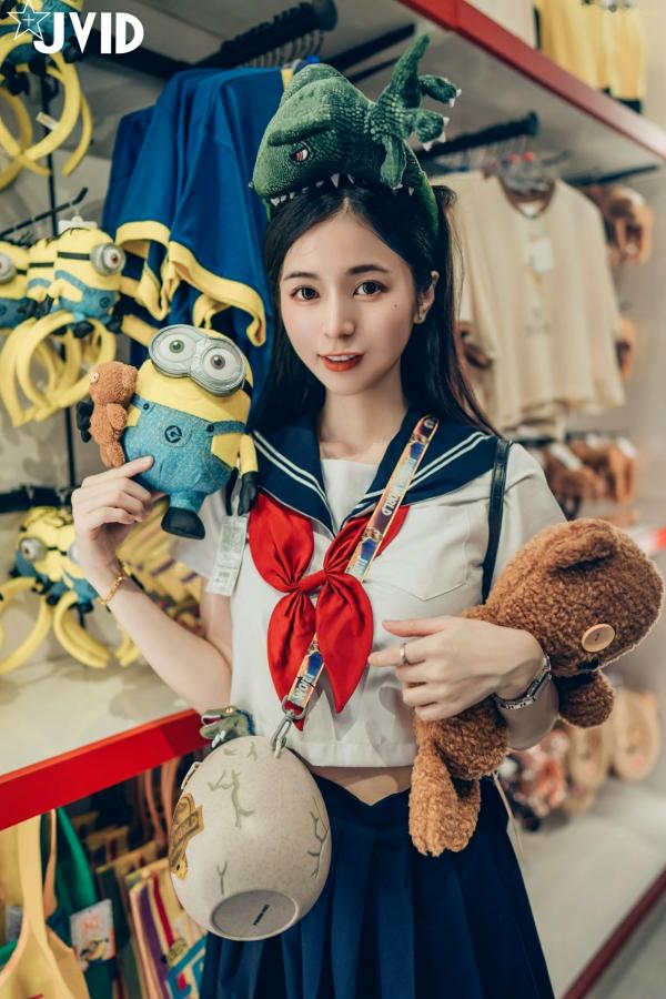    JVID-辰辰-病娇写真-制服角色扮演-缠绕绷带性感大尺度-2023.09.02第107张图片