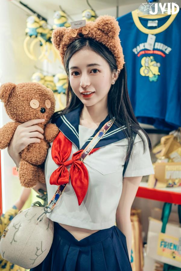    JVID-辰辰-病娇写真-制服角色扮演-缠绕绷带性感大尺度-2023.09.02第108张图片