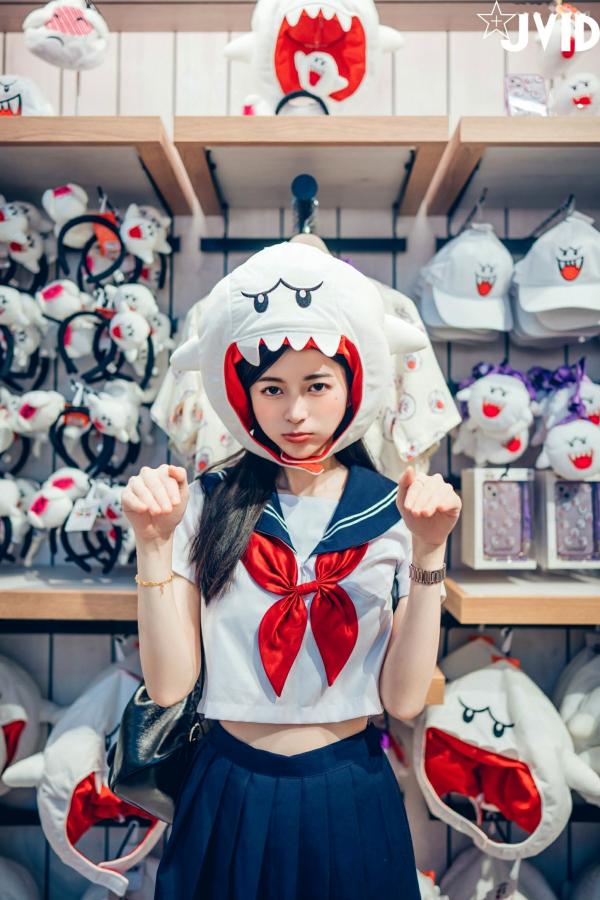    JVID-辰辰-病娇写真-制服角色扮演-缠绕绷带性感大尺度-2023.09.02第112张图片