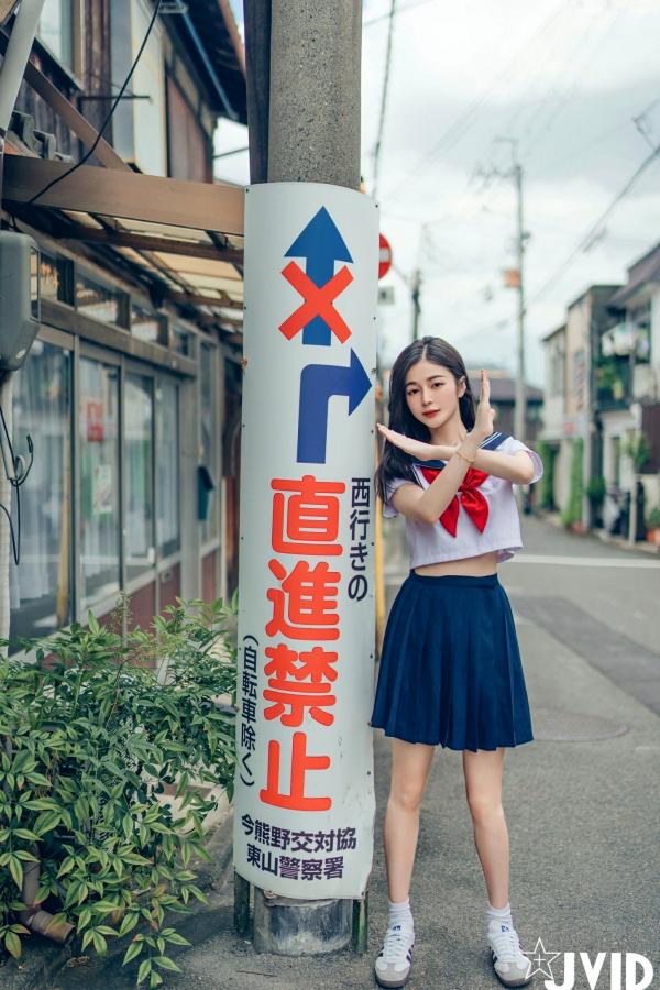    JVID-辰辰-病娇写真-制服角色扮演-缠绕绷带性感大尺度-2023.09.02第113张图片