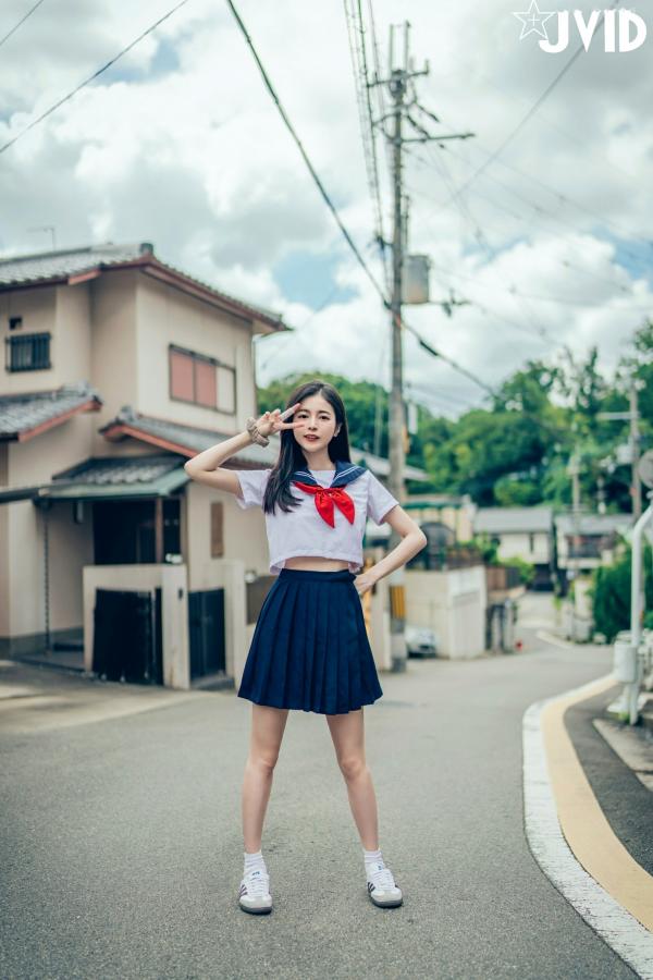    JVID-辰辰-病娇写真-制服角色扮演-缠绕绷带性感大尺度-2023.09.02第114张图片