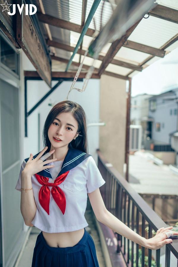    JVID-辰辰-病娇写真-制服角色扮演-缠绕绷带性感大尺度-2023.09.02第115张图片