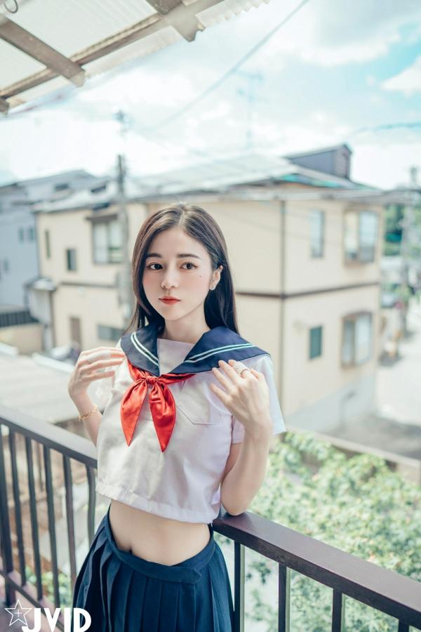    JVID-辰辰-病娇写真-制服角色扮演-缠绕绷带性感大尺度-2023.09.02第116张图片