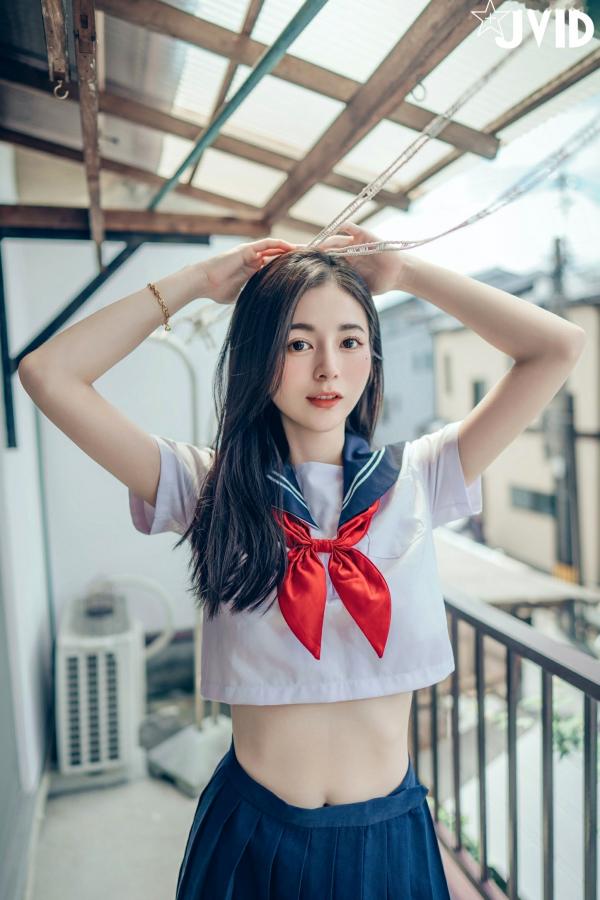    JVID-辰辰-病娇写真-制服角色扮演-缠绕绷带性感大尺度-2023.09.02第117张图片