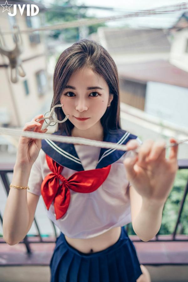    JVID-辰辰-病娇写真-制服角色扮演-缠绕绷带性感大尺度-2023.09.02第118张图片
