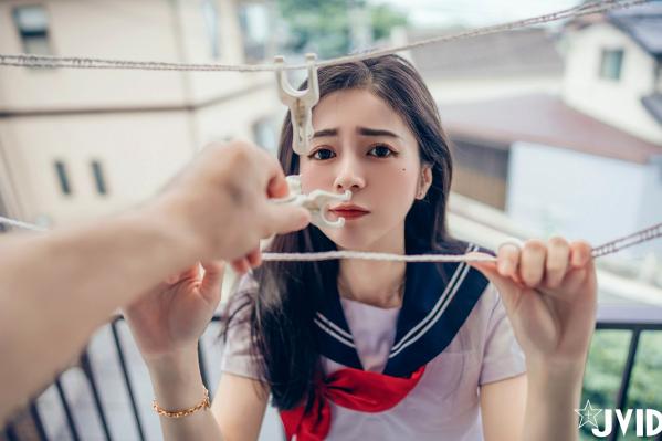    JVID-辰辰-病娇写真-制服角色扮演-缠绕绷带性感大尺度-2023.09.02第119张图片