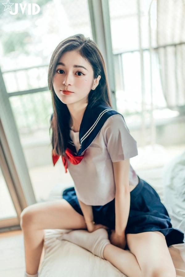    JVID-辰辰-病娇写真-制服角色扮演-缠绕绷带性感大尺度-2023.09.02第127张图片