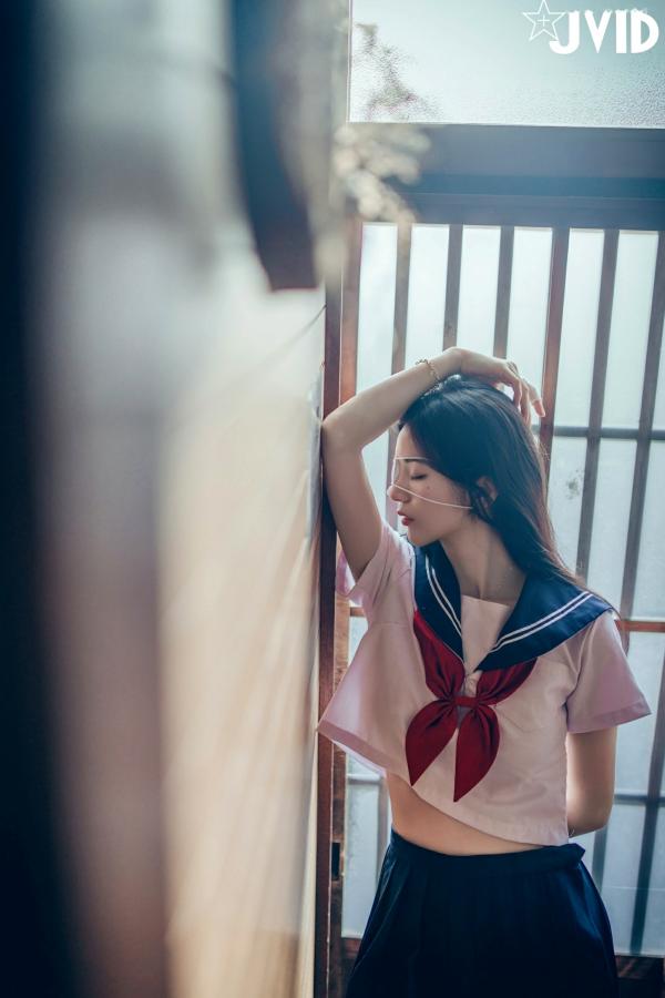    JVID-辰辰-病娇写真-制服角色扮演-缠绕绷带性感大尺度-2023.09.02第157张图片