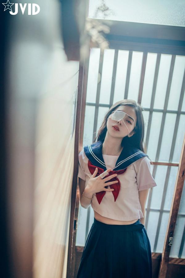    JVID-辰辰-病娇写真-制服角色扮演-缠绕绷带性感大尺度-2023.09.02第159张图片