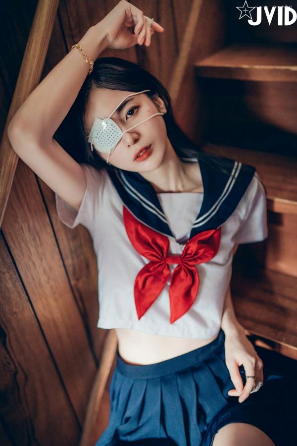   JVID-辰辰-病娇写真-制服角色扮演-缠绕绷带性感大尺度-2023.09.02第178张图片