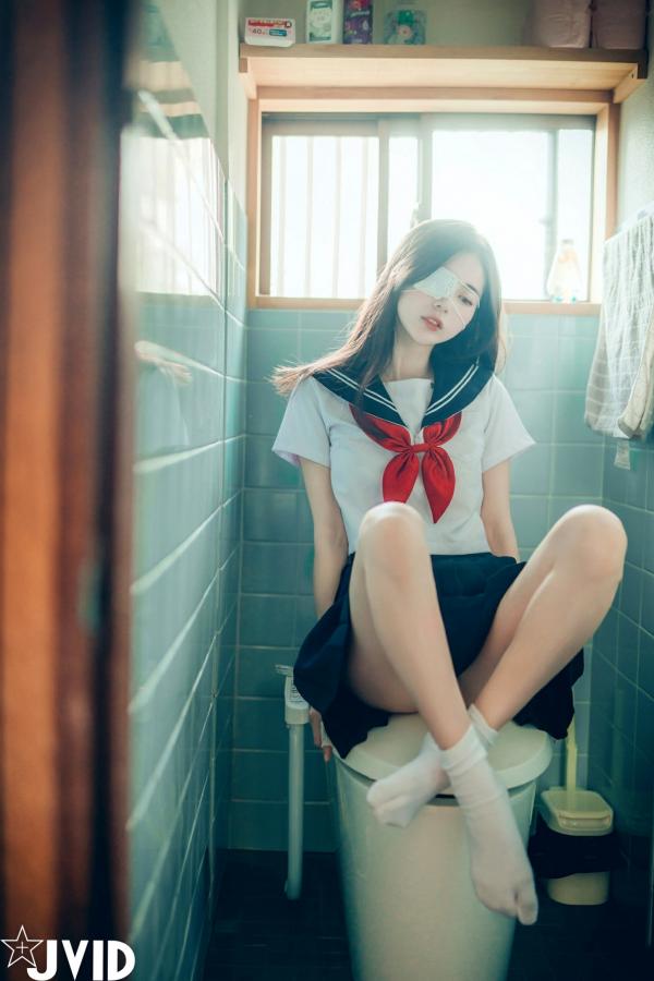    JVID-辰辰-病娇写真-制服角色扮演-缠绕绷带性感大尺度-2023.09.02第193张图片