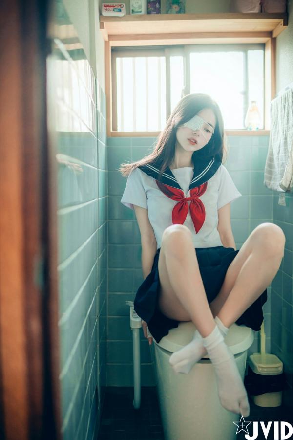   JVID-辰辰-病娇写真-制服角色扮演-缠绕绷带性感大尺度-2023.09.02第194张图片