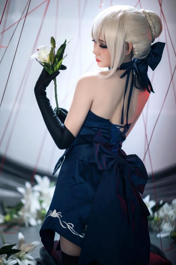    焖焖碳 - FGO 黑呆二次元高质COS，冷艳暗黑风御姐游戏绝美写真 [30P]第29张图片