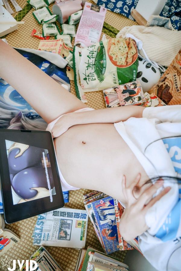    JVID-妍妍-Angel-鱼干女的秘密日常-居家私房-宅女风-眼镜娘-大尺度诱惑写真-2023.04.05第82张图片