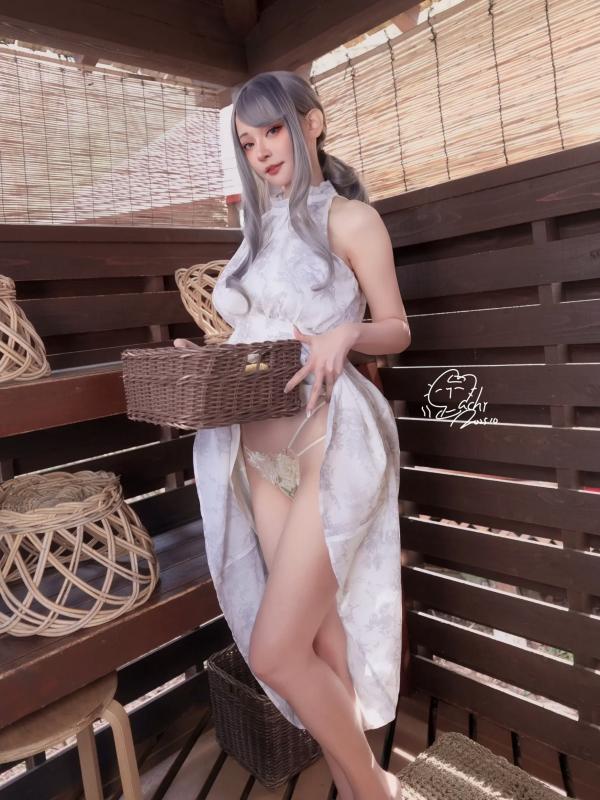    Machi馬吉 小丁 温泉双人篇，绝美私房大尺度写真，湿身诱惑与白嫩美肌尽显，视觉冲击力十足第8张图片