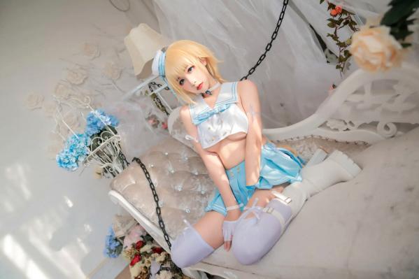    Momoko葵葵 瓜希酱 - FATE黑白贞德Cosplay，冷艳黑化与清纯白贞双子，极致对比诱惑实拍 [60P]第51张图片