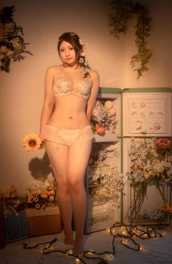    Zyra秋 繁花私房写真：花间精灵造型唯美蕾丝内衣诱惑[40P]第16张图片