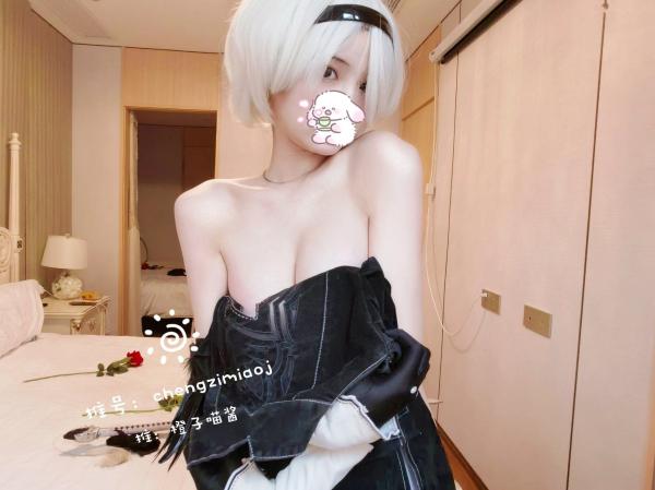    橙子喵酱-2B_尼尔机械纪元角色扮演，大胆唯美私房写真，极致性感cosplay视觉大片第6张图片