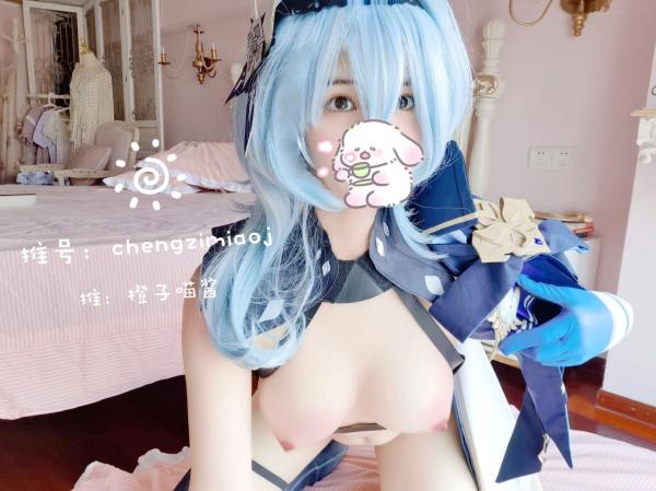    橙子喵酱-原神优菈角色扮演私房写真_大胆挑战大尺度视觉冲击第28张图片