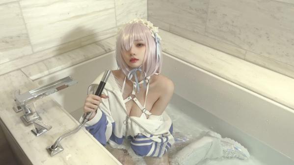    wendydydydy_酱油 - FGO 玛修浴室私房角色扮演湿身诱惑写真 [113P]第31张图片