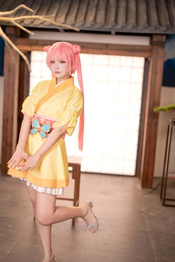    lunananya - 千恋万花 鞍马小春 Cosplay，甜美萌系日系二次元少女风写真 [30P]第3张图片