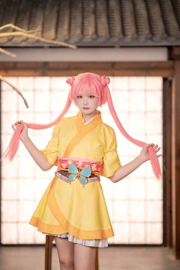    lunananya - 千恋万花 鞍马小春 Cosplay，甜美萌系日系二次元少女风写真 [30P]第4张图片