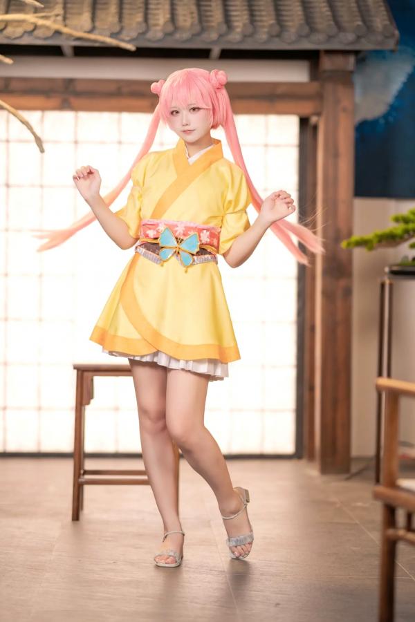    lunananya - 千恋万花 鞍马小春 Cosplay，甜美萌系日系二次元少女风写真 [30P]第5张图片