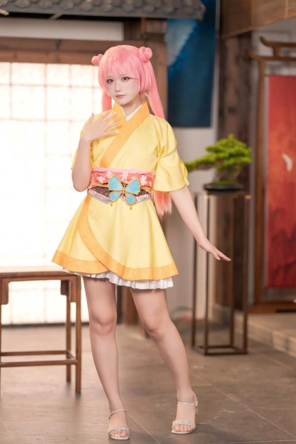    lunananya - 千恋万花 鞍马小春 Cosplay，甜美萌系日系二次元少女风写真 [30P]第6张图片