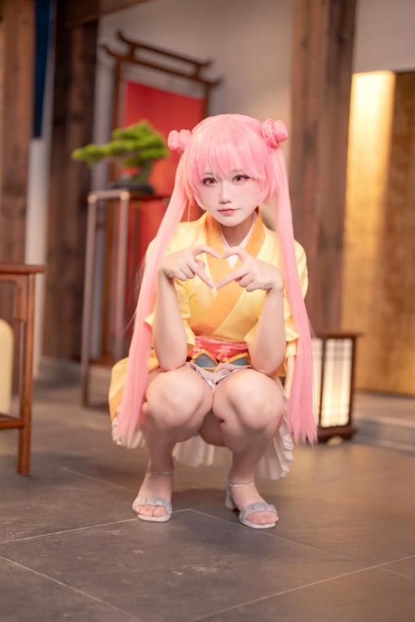    lunananya - 千恋万花 鞍马小春 Cosplay，甜美萌系日系二次元少女风写真 [30P]第11张图片