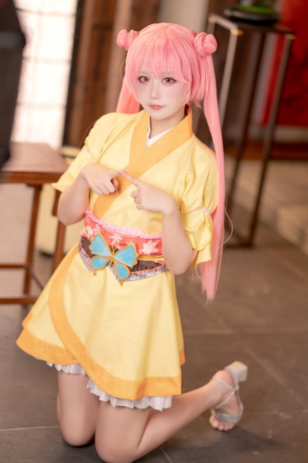    lunananya - 千恋万花 鞍马小春 Cosplay，甜美萌系日系二次元少女风写真 [30P]第12张图片