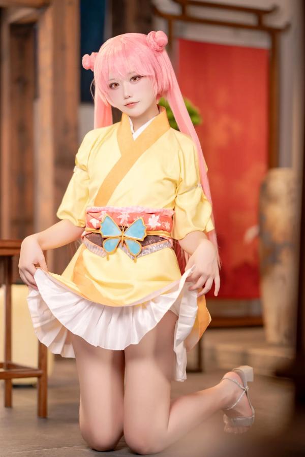    lunananya - 千恋万花 鞍马小春 Cosplay，甜美萌系日系二次元少女风写真 [30P]第13张图片